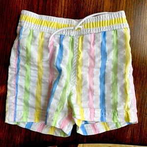 Janie and Jack baby swim trunks